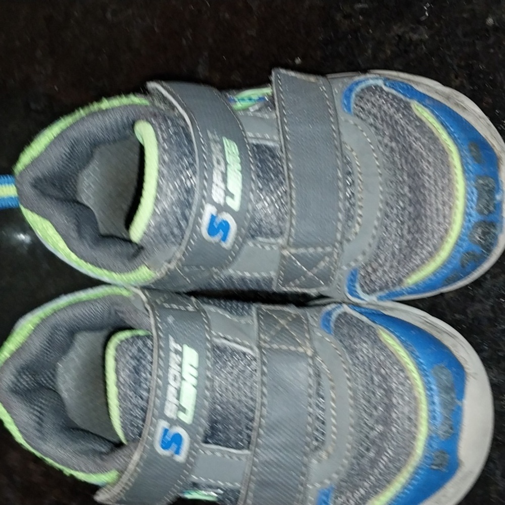 S Sport lights Size 8 Blue and Grey
